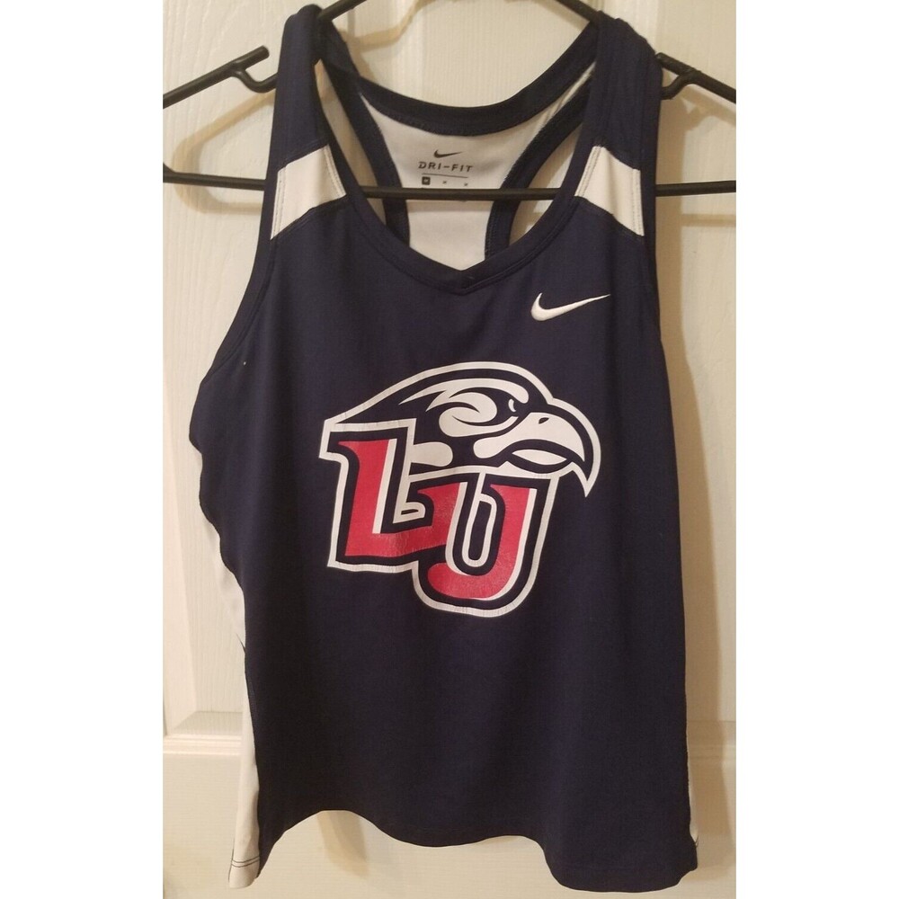 Nike Drifit Liberty University Flames Womens Track & Field Top Size Medium